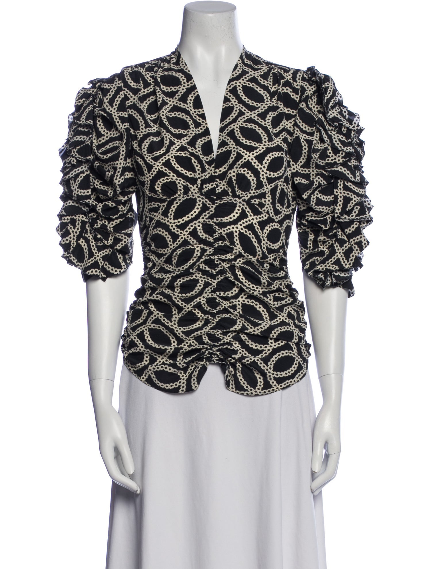 Isabel Marant Silk Printed Blouse