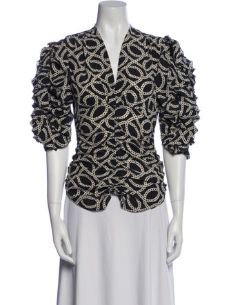 Isabel Marant Silk Printed Blouse
