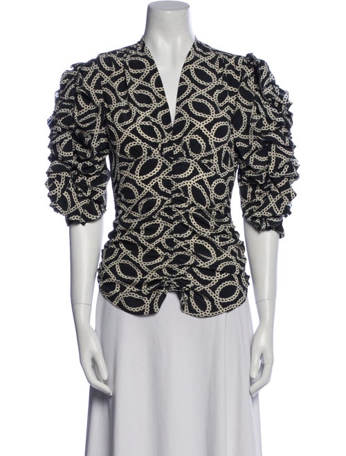 Isabel Marant Silk Printed Blouse