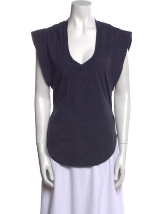 Isabel Marant V-Neck Sleeveless Top