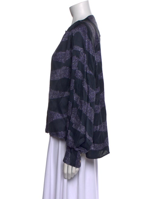 Isabel Marant Printed Crew Neck Blouse