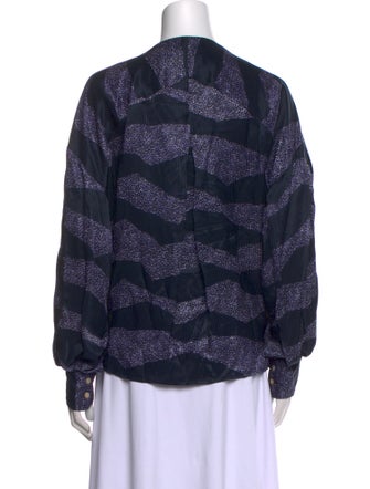 Isabel Marant Printed Crew Neck Blouse