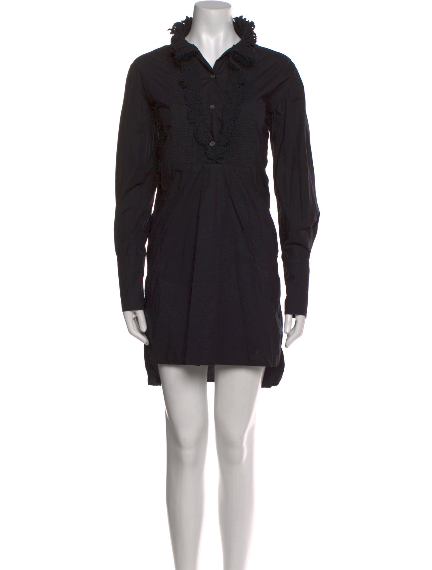 Isabel Marant Mock Neck Knee-Length Dress