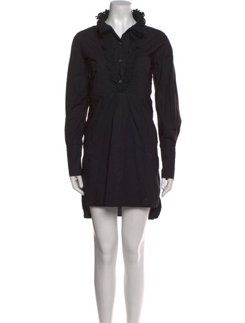 Isabel Marant Mock Neck Knee-Length Dress