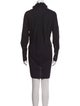 Isabel Marant Mock Neck Knee-Length Dress