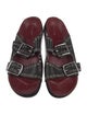 Isabel Marant Leather Studded Accents Slides