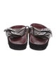 Isabel Marant Leather Studded Accents Slides