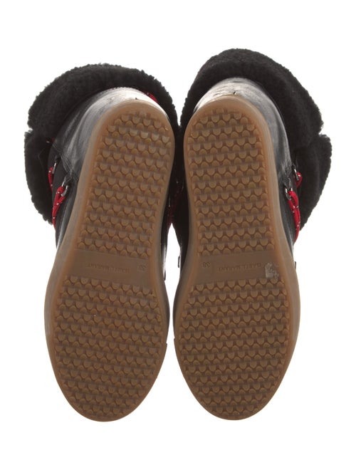 Isabel Marant Leather Lace-Up Boots