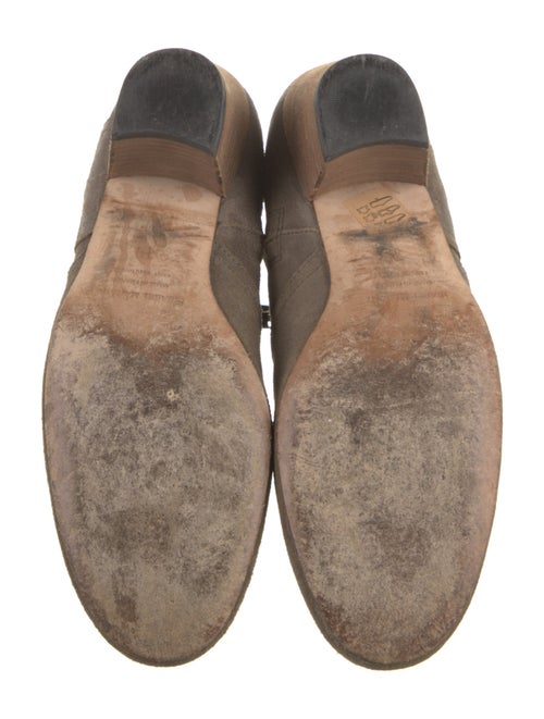 Isabel Marant Suede Leather Trim Embellishment Western Boots