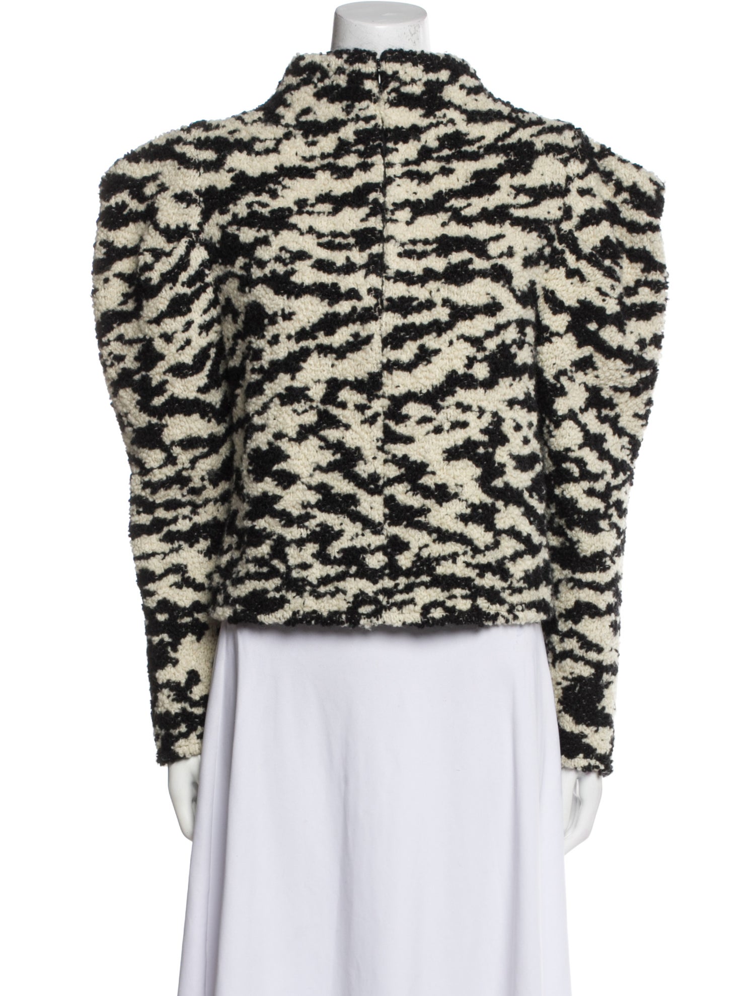 Isabel Marant Wool Animal Print Coat