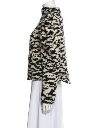 Isabel Marant Wool Animal Print Coat