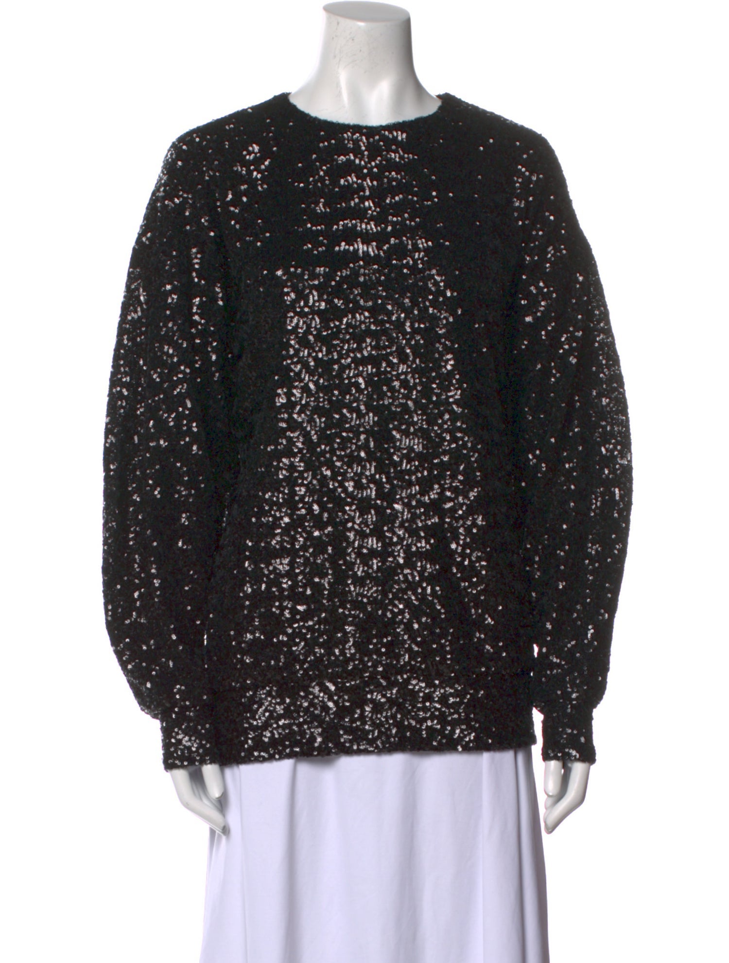 Isabel Marant Lace Pattern Crew Neck Sweatshirt