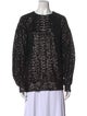 Isabel Marant Lace Pattern Crew Neck Sweatshirt