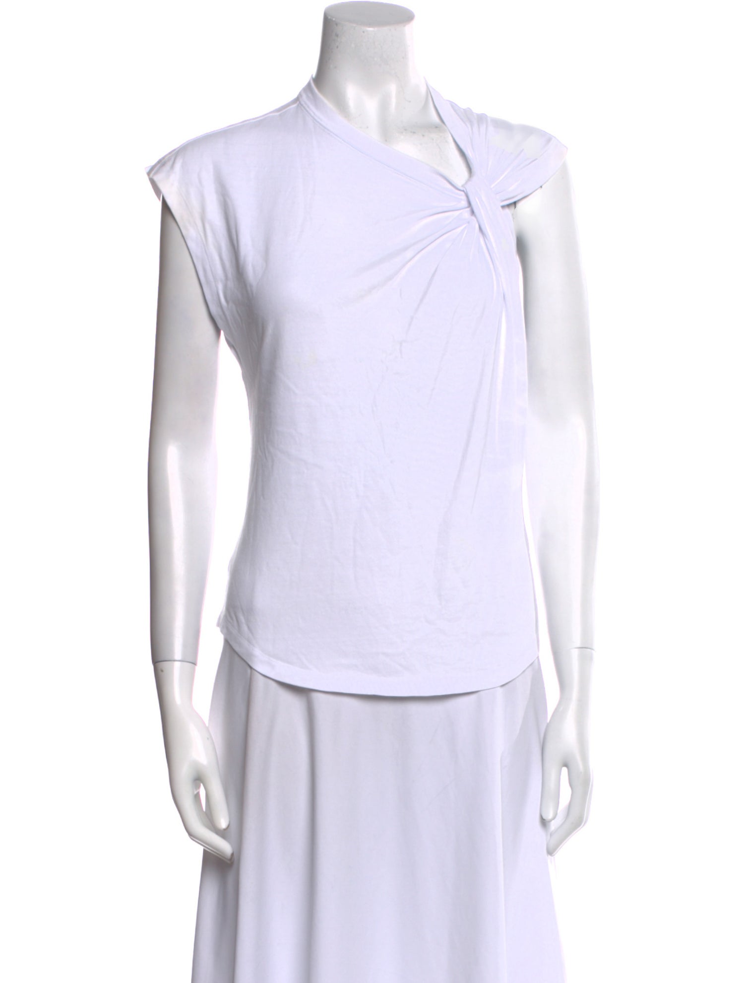 Isabel Marant Cowl Neck Short Sleeve Top