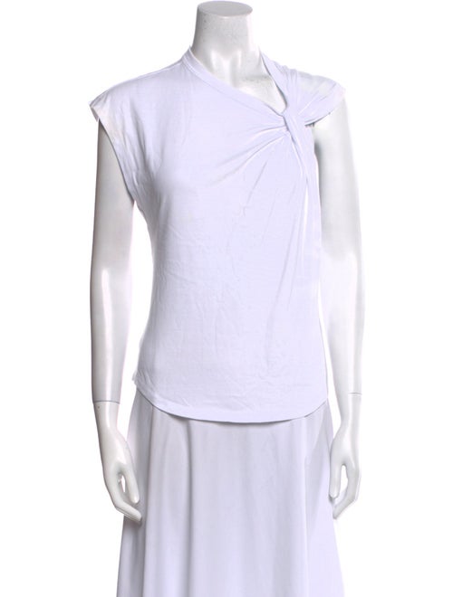 Isabel Marant Cowl Neck Short Sleeve Top