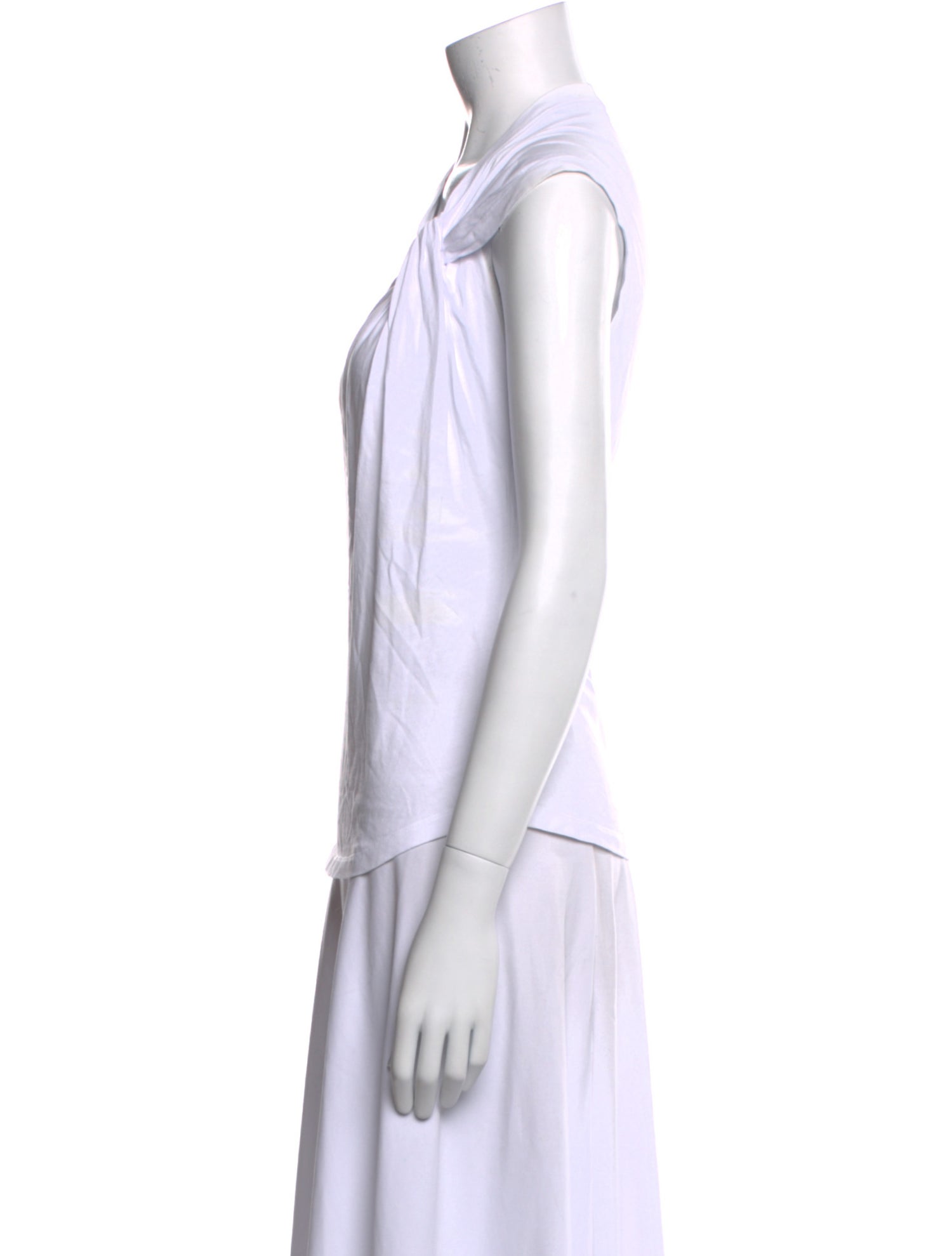 Isabel Marant Cowl Neck Short Sleeve Top