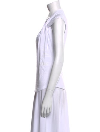 Isabel Marant Cowl Neck Short Sleeve Top