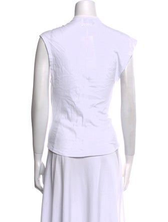 Isabel Marant Cowl Neck Short Sleeve Top