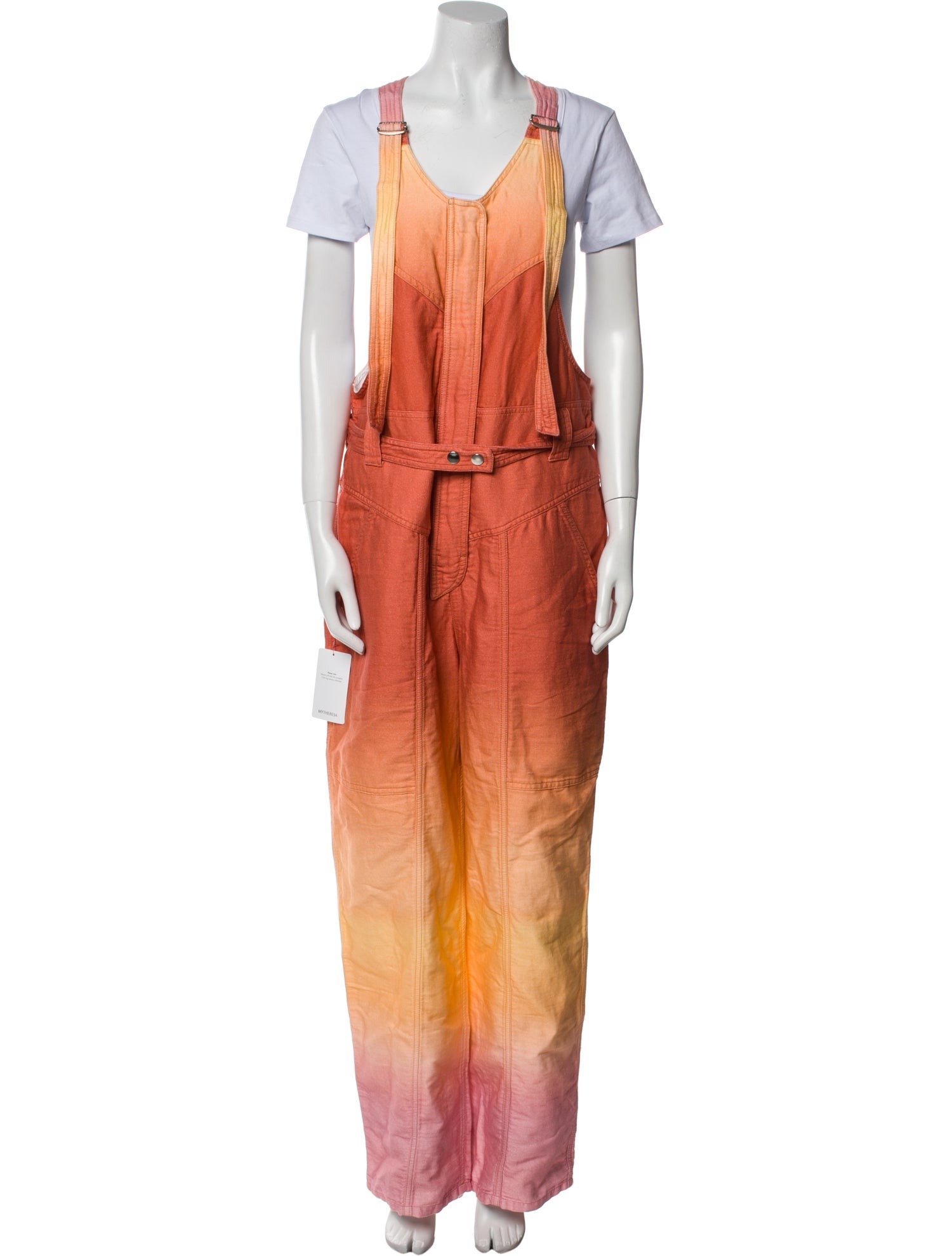Isabel Marant Tie-Dye Print Scoop Neck Jumpsuit w/ Tags