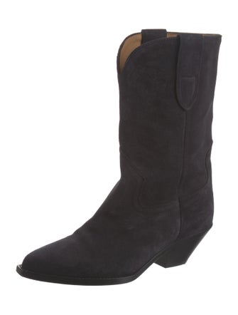 Isabel Marant Suede Western Boots