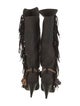 Isabel Marant Canvas Chain-Link Accents Boots