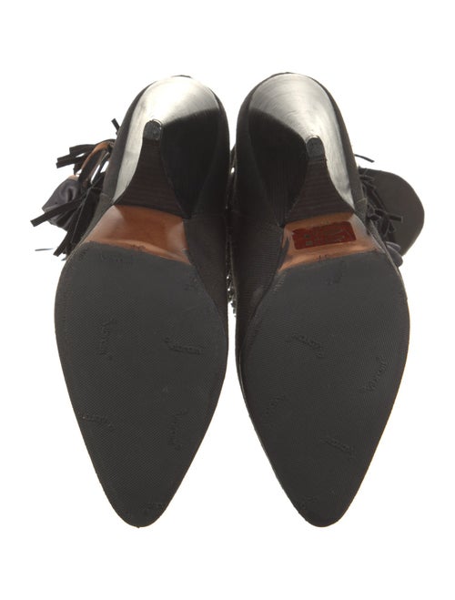 Isabel Marant Canvas Chain-Link Accents Boots