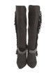 Isabel Marant Canvas Chain-Link Accents Boots