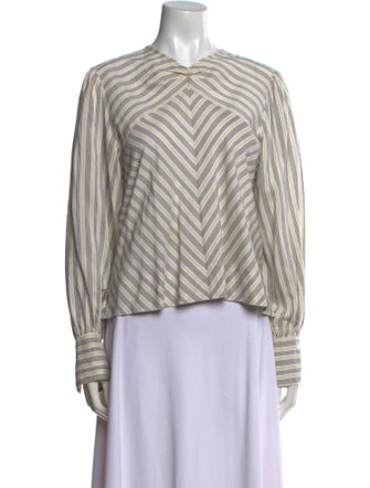 Isabel Marant Silk Striped Blouse