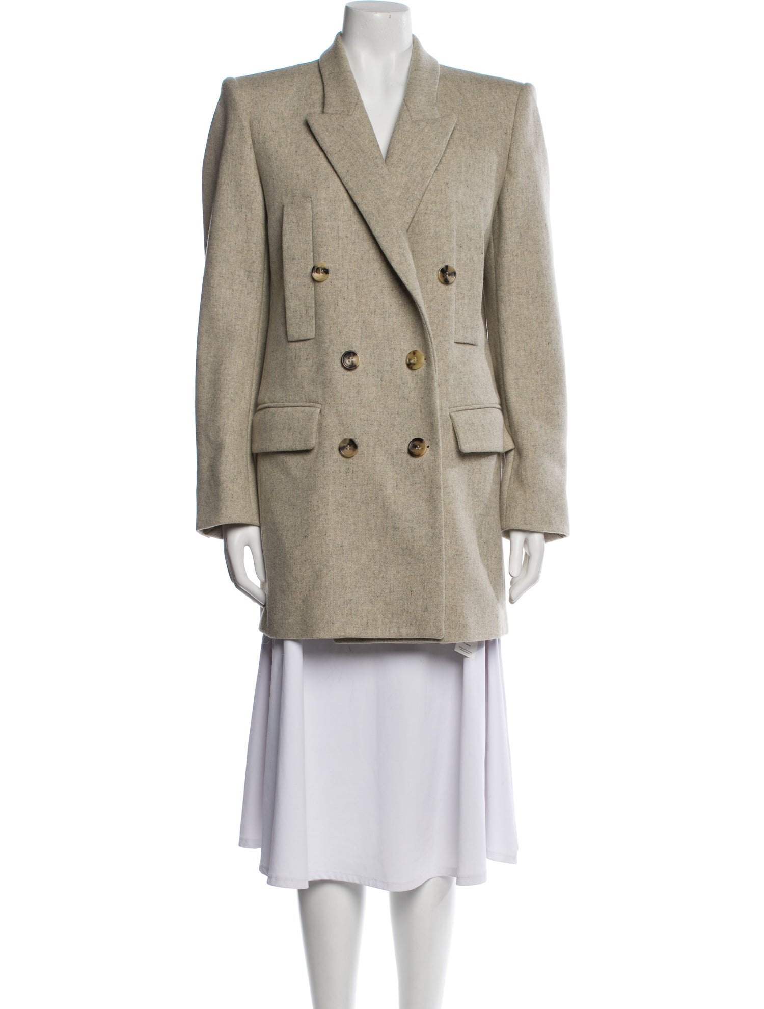 Isabel Marant Wool Fur Coat