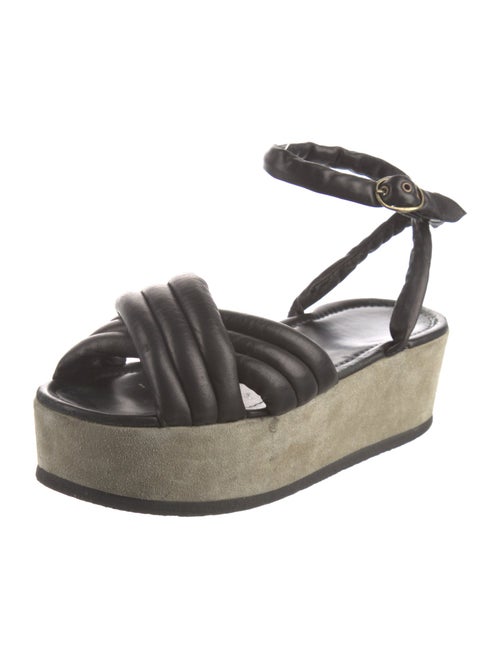 Isabel Marant Leather Espadrilles