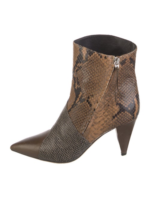 Isabel Marant Snakeskin Animal Print Boots