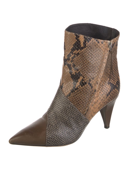 Isabel Marant Snakeskin Animal Print Boots