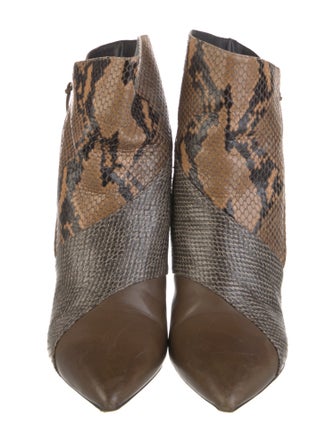 Isabel Marant Snakeskin Animal Print Boots