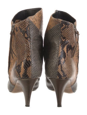Isabel Marant Snakeskin Animal Print Boots