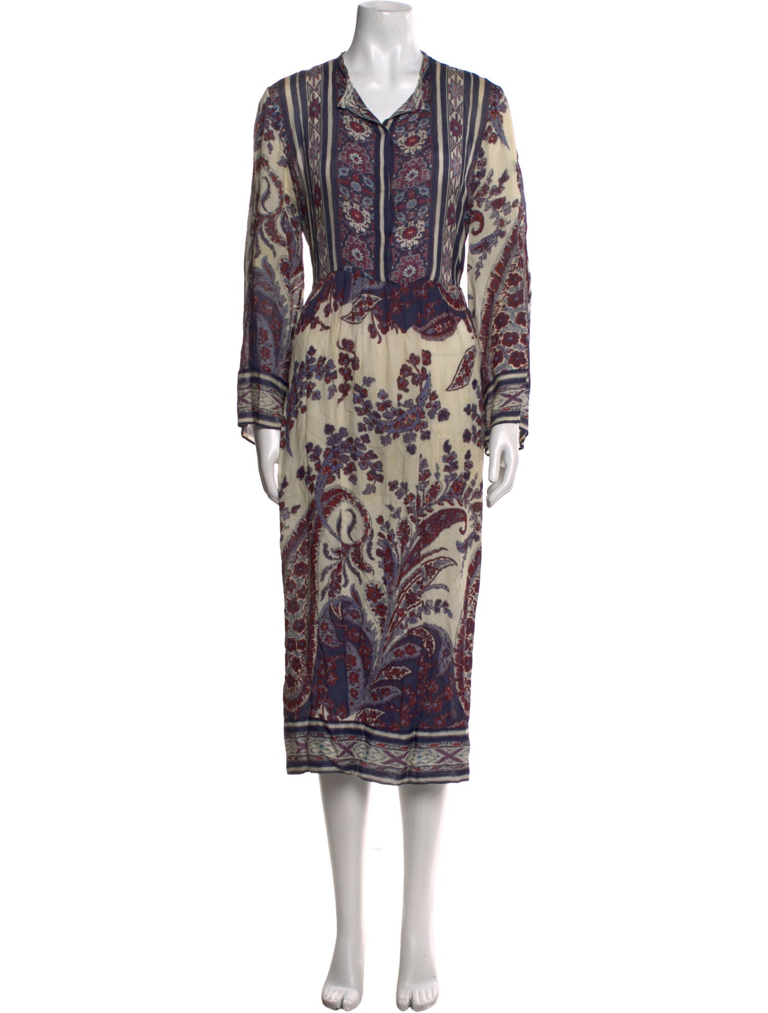 Isabel Marant Paisley Print Long Dress
