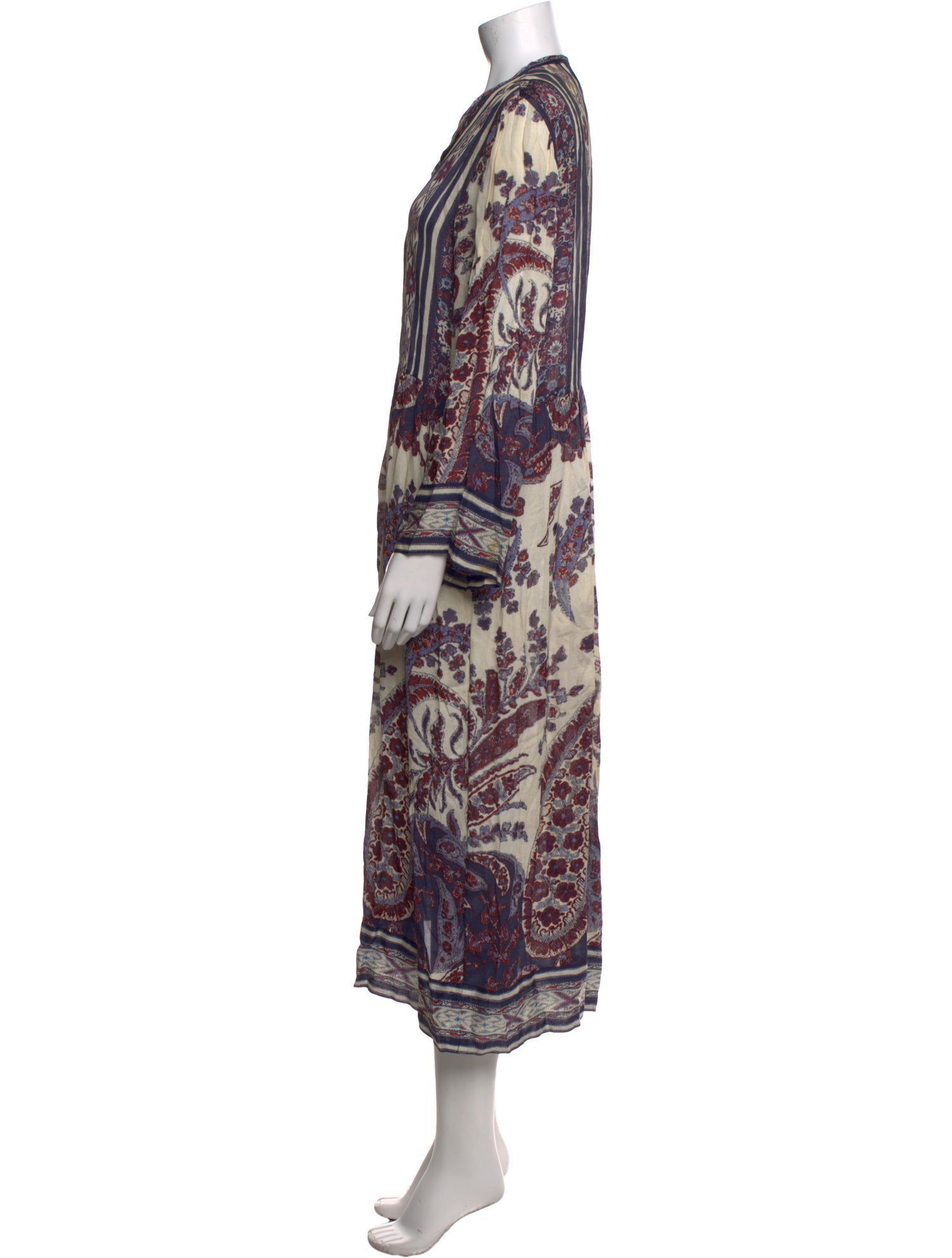 Isabel Marant Paisley Print Long Dress