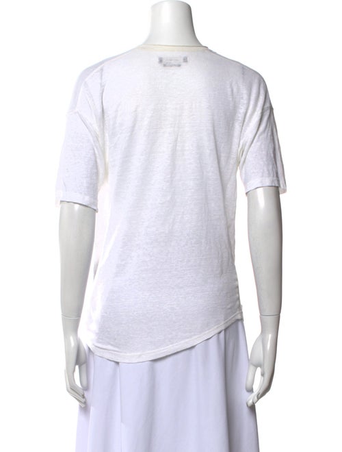 Isabel Marant Linen V-Neck T-Shirt