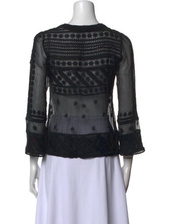 Isabel Marant Silk V-Neck Blouse