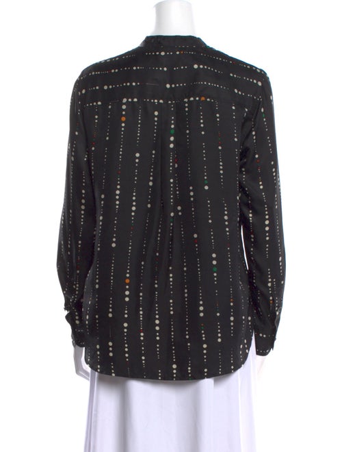 Isabel Marant Silk Polka Dot Print Blouse