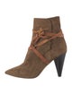Isabel Marant Suede Colorblock Pattern Boots