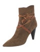 Isabel Marant Suede Colorblock Pattern Boots