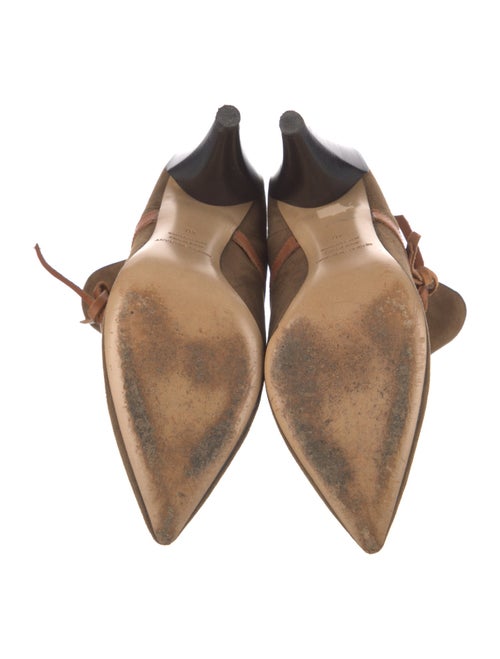 Isabel Marant Suede Colorblock Pattern Boots