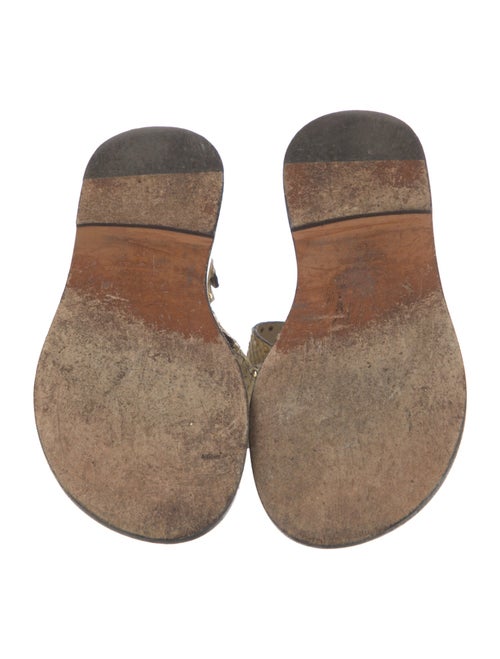 Isabel Marant Snakeskin Printed Gladiator Sandals