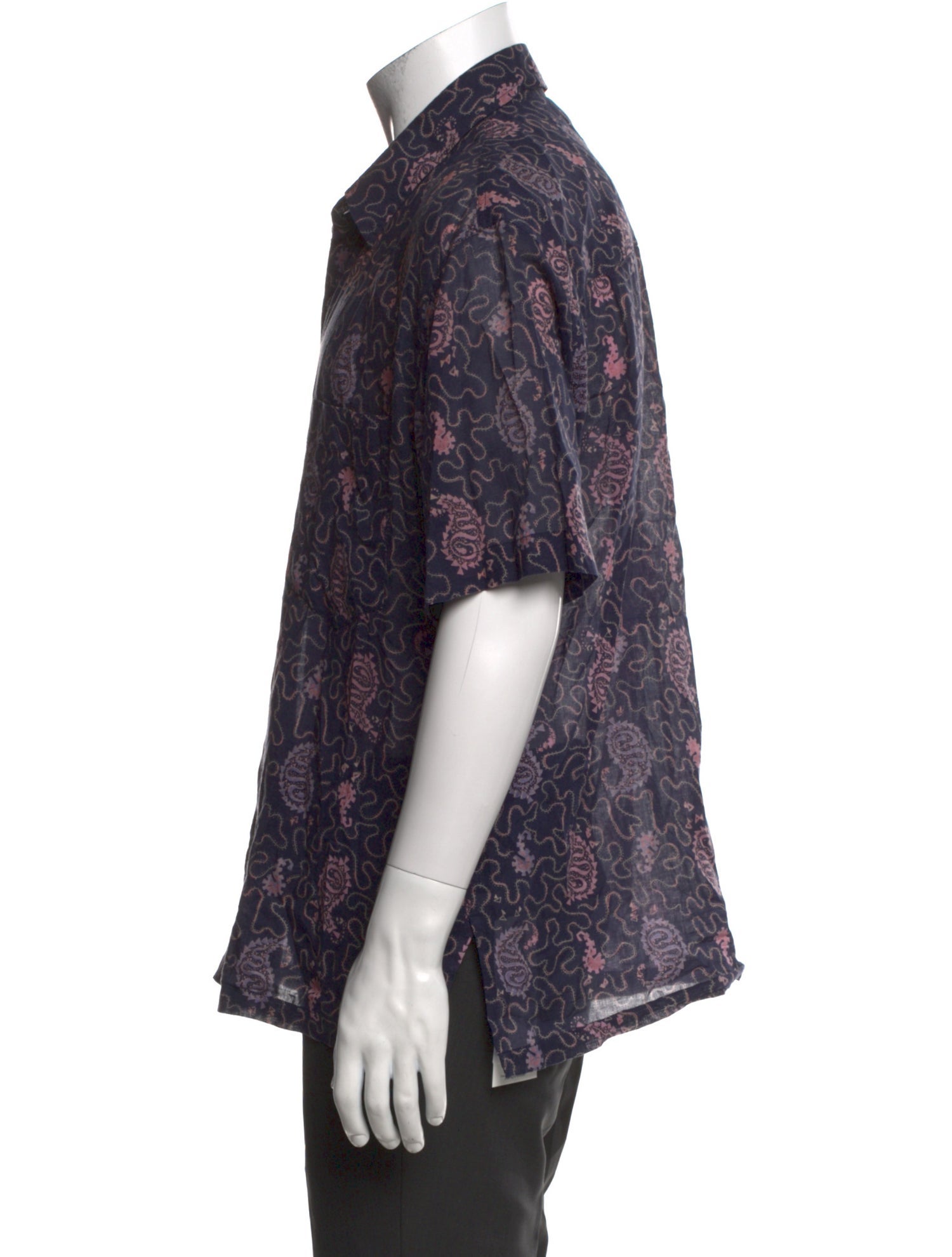 Isabel Marant Paisley Print Short Sleeve Shirt