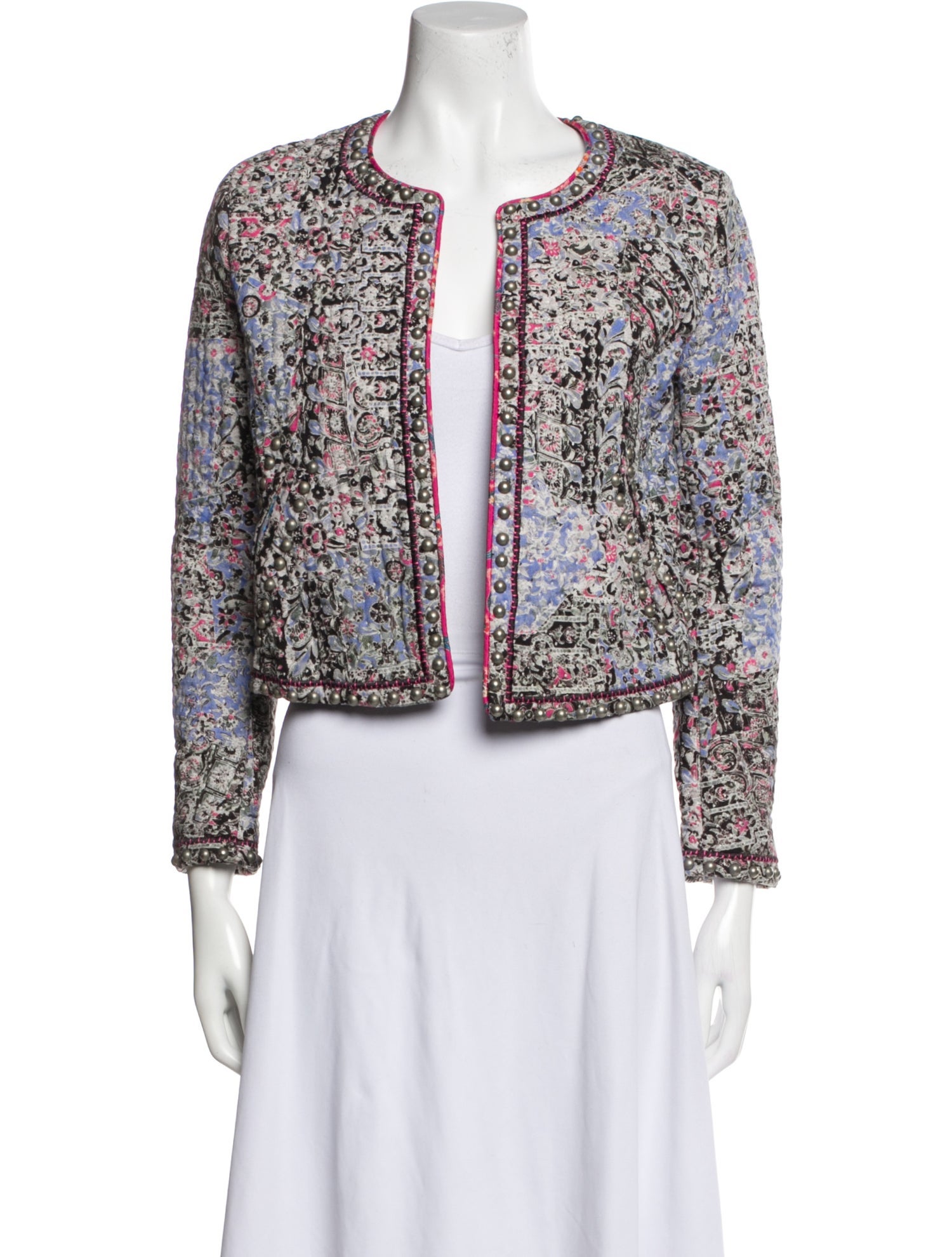 Isabel Marant Tweed Pattern Evening Jacket