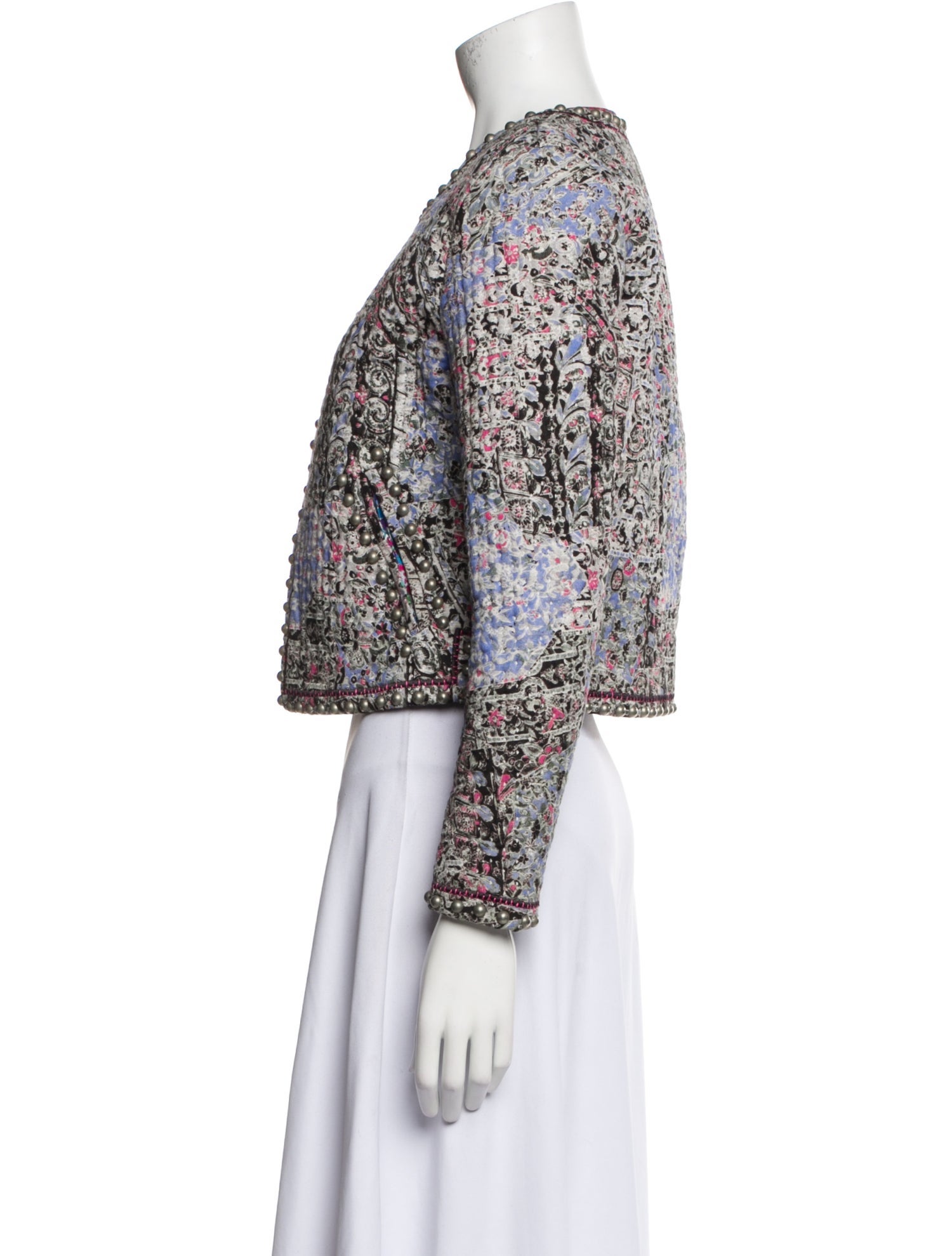 Isabel Marant Tweed Pattern Evening Jacket