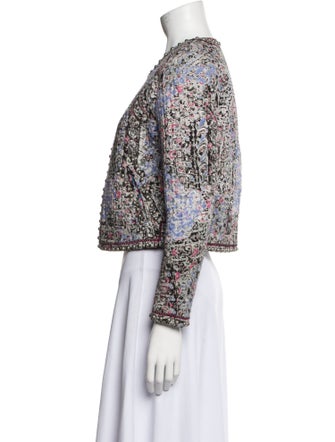 Isabel Marant Tweed Pattern Evening Jacket