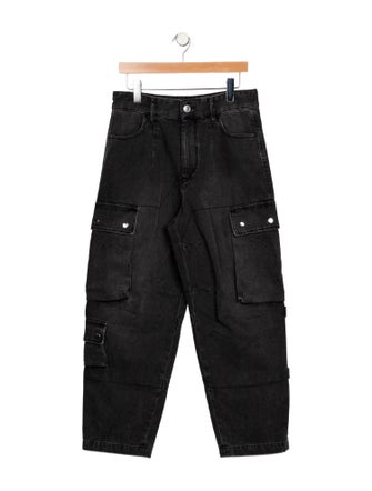 Isabel Marant High-Rise Straight Leg Jeans