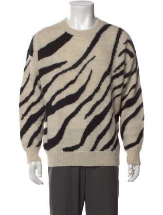 Isabel Marant Animal Print Crew Neck Pullover