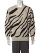 Isabel Marant Animal Print Crew Neck Pullover